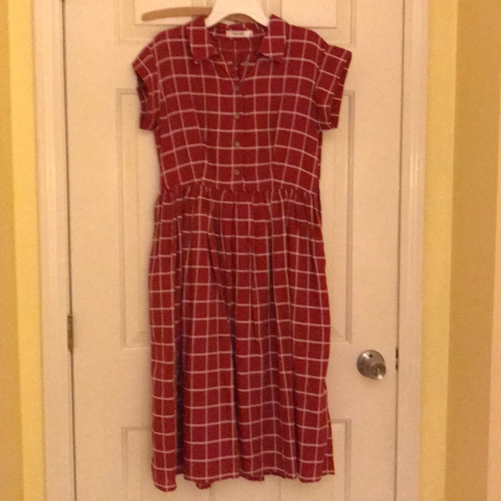 Red Checkered Dress